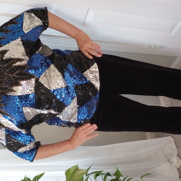 Sequined Party Top - Picture 2 of 5